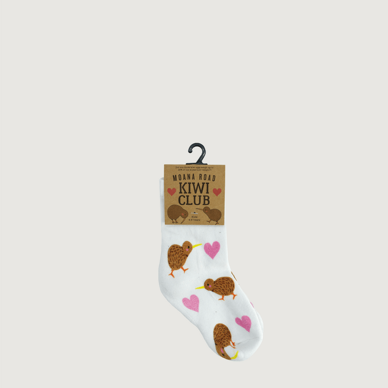 Moana Road - Kiwi Hearts Socks