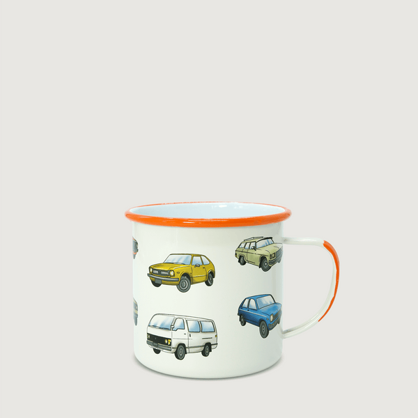 Moana Road - Vintage Car Club Enamel Mug