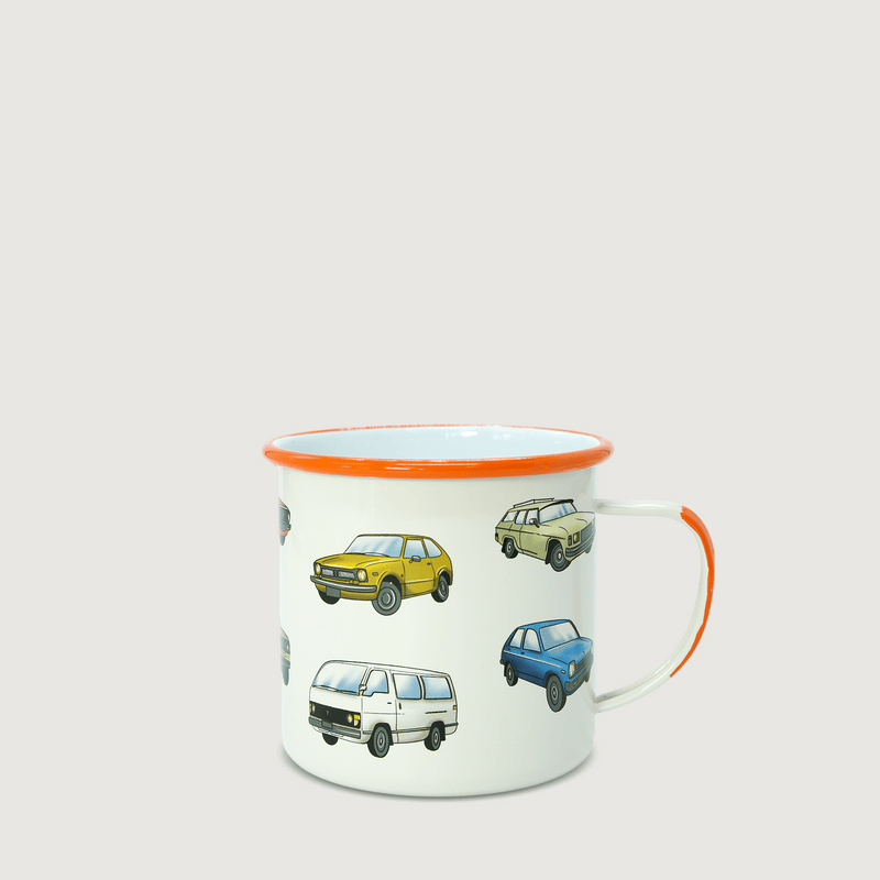Moana Road - Vintage Car Club Enamel Mug