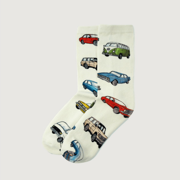 Moana Road - Vintage Car Socks