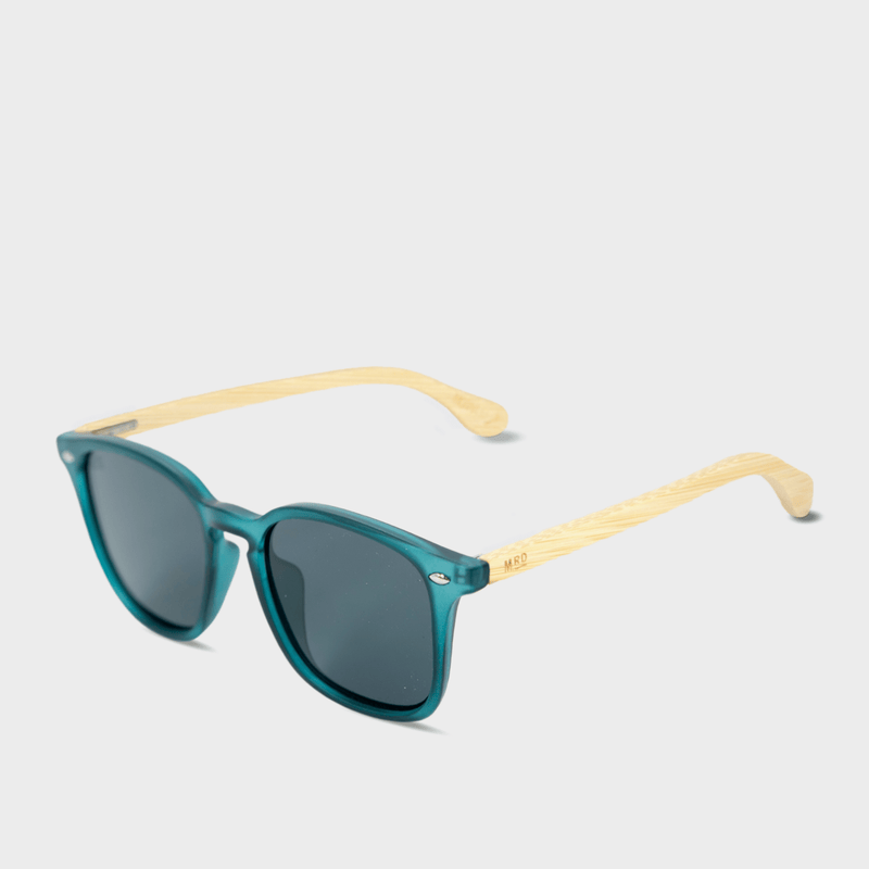 The Debbie Reynolds by Moana Road - Denim blue frames with bamboo arms