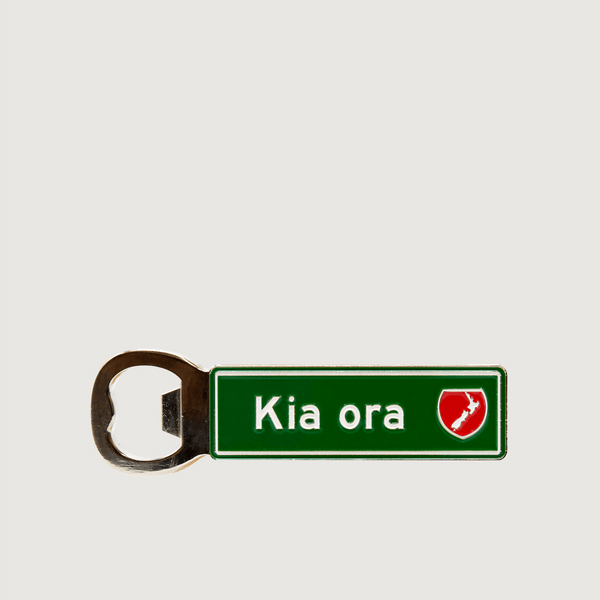 105 Road Trip Bottle Opener - Metal Magnet- Kia Ora