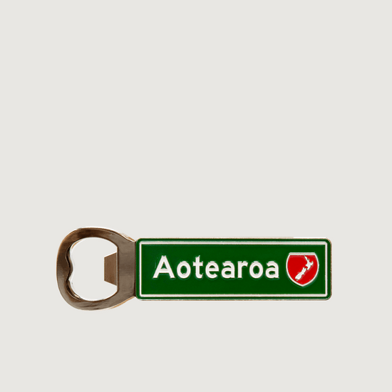 107 Road Trip Bottle Opener - Metal Magnet - Aotearoa 