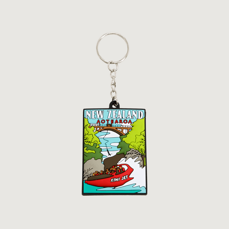 Moana Road - Southern Jet Boat Silicone Keyring