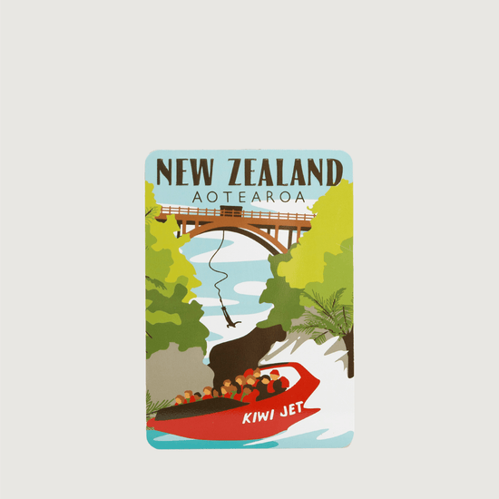 Moana Road Metal Post Cards - Jet Boat #1252