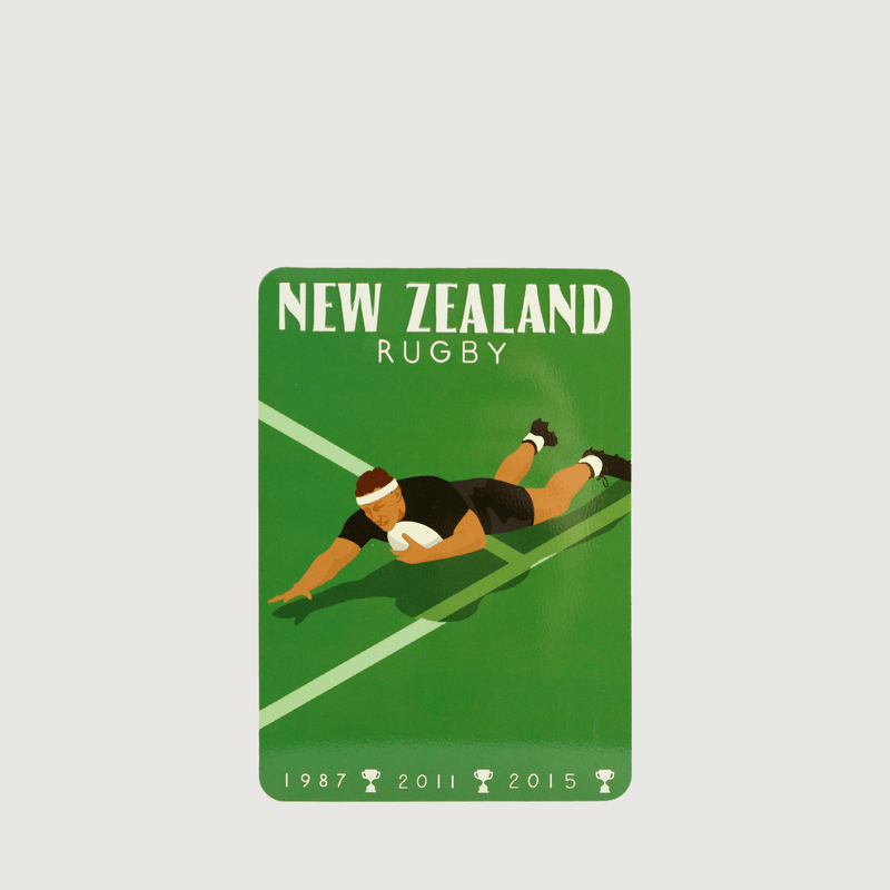 Moana Road Metal Post Cards - Rugby #1256