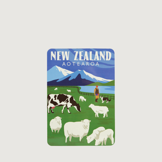 Moana Road Metal Post Cards - NZ Farming #1259