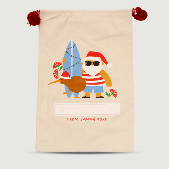 Moana Road - Santa Sack - Surfing Santa