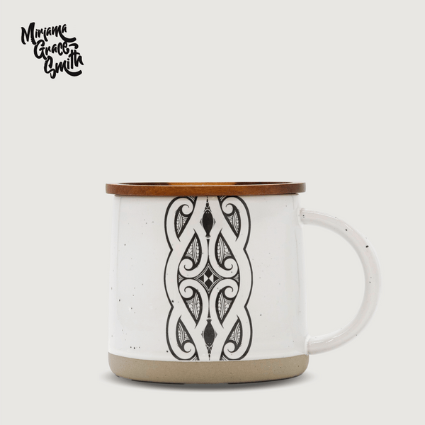 Moana Road - Miriama Grace-Smith Ceramic Mug - Stone