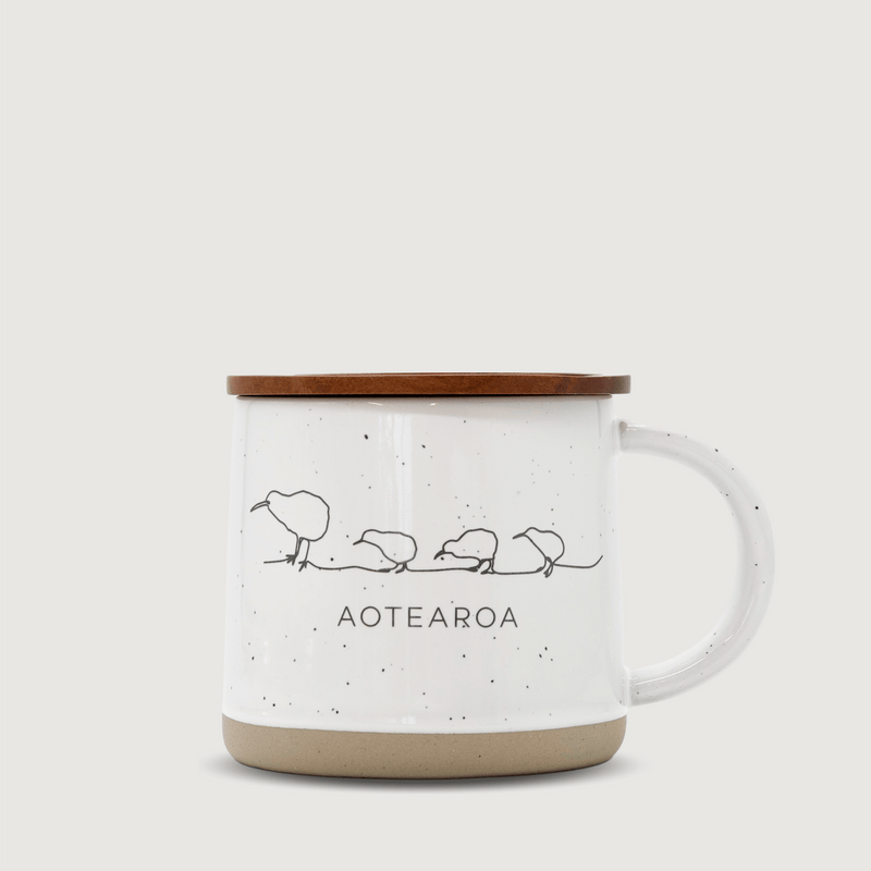 Moana Road - Kiwi Ceramic Mug - Stone