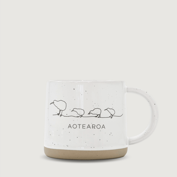 Moana Road - Kiwi Ceramic Mug - Stone