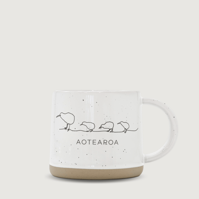 Moana Road - Kiwi Ceramic Mug - Stone
