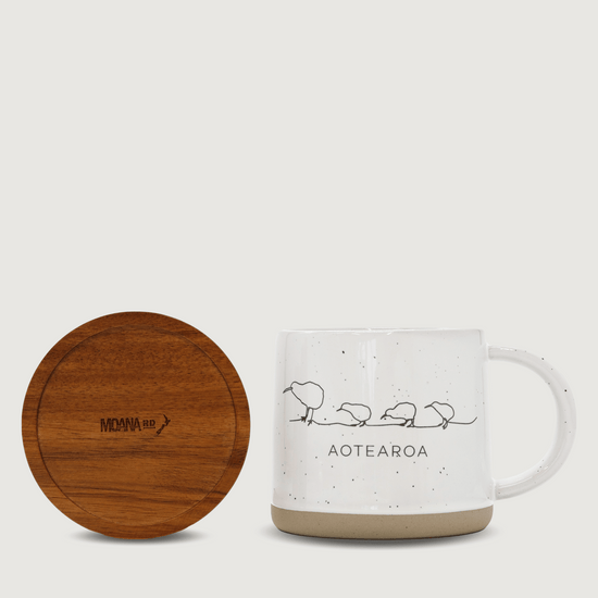 Moana Road - Kiwi Ceramic Mug - Stone