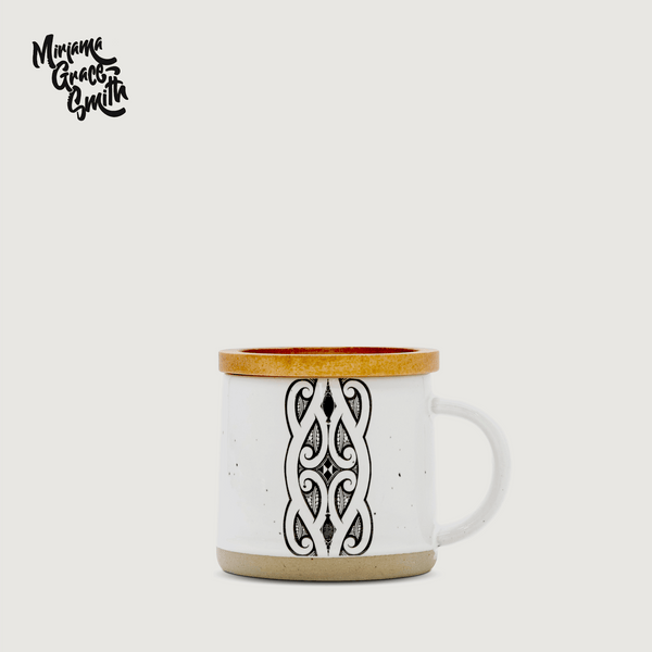 Moana Road - Miriama Grace-Smith Ceramic Espresso Mug - Stone