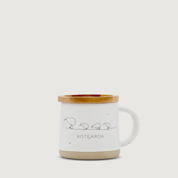 Kiwi Ceramic Espresso Mug - Stone