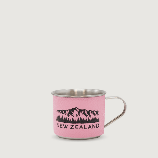 Moana Road - Metal Shot Glass - Pink Tramping