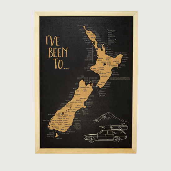 New Zealand Cork Map