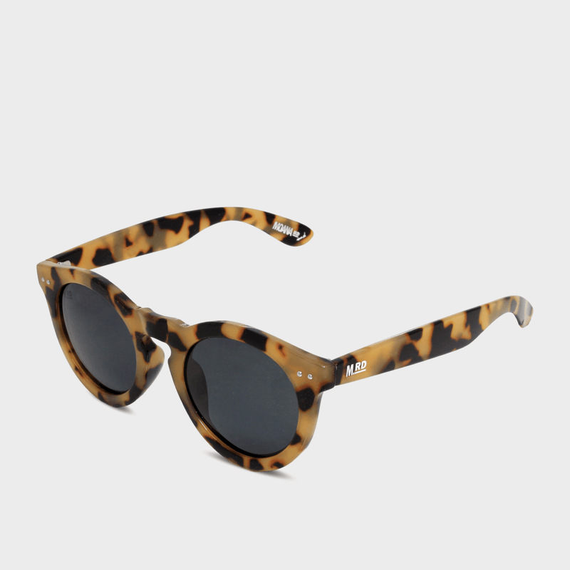 Moana Rd Grace Kelly sunglasses - Yellow tortoiseshell with yellow tortoiseshell arms and dark lenses