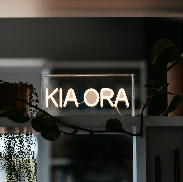 Moana Road - Kia ora neon light