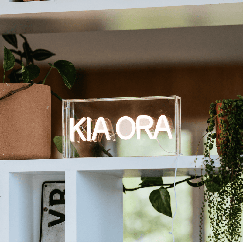 Moana Road - Kia ora neon light