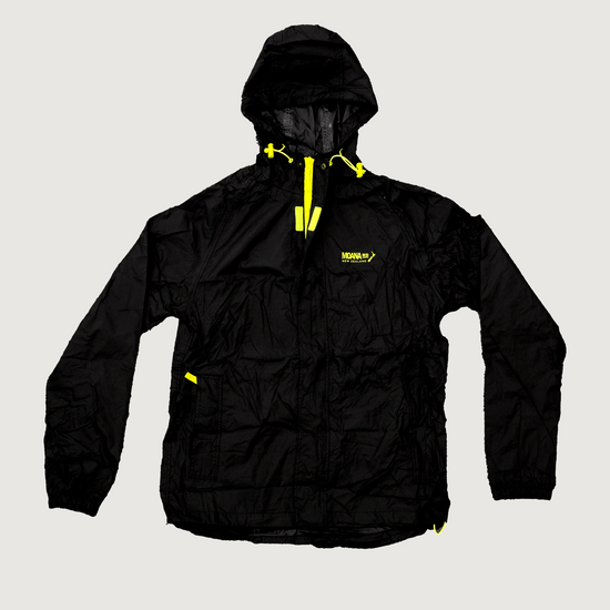Moana Road - Packable Raincoat Black