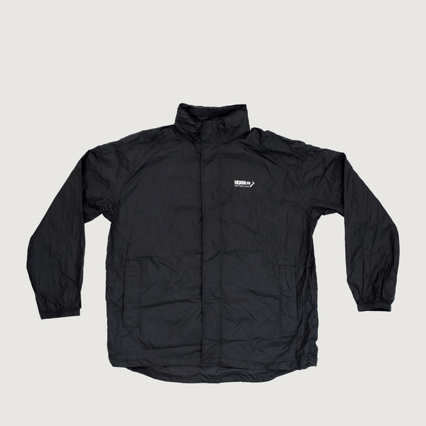 Moana Road - Packable Raincoat Black