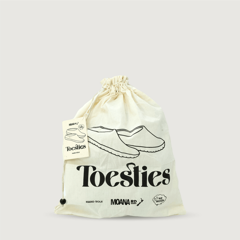 Toesties - Grey | Leather Sole