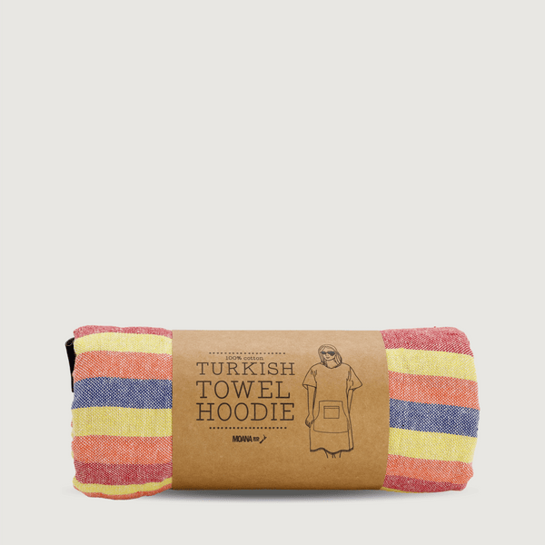 Moana Road - Turkish Towel Hoodie - Multicolour