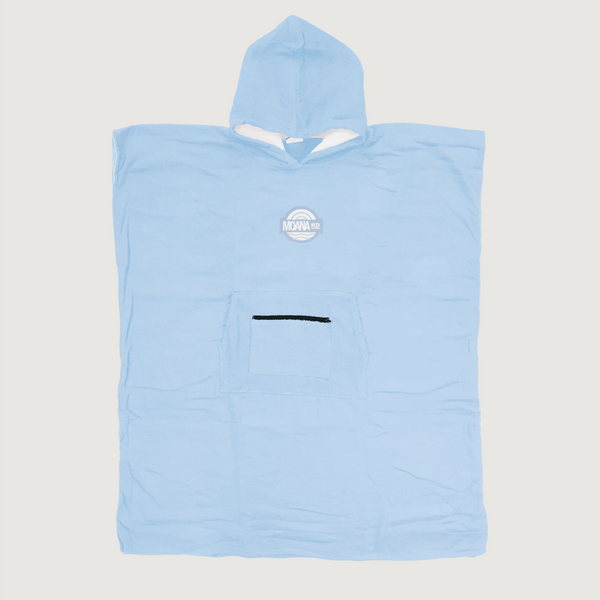 Moana Road - Cotton Towel Hoodie Blue