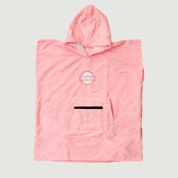 Moana Road - Microfibre Towel Hoodie Kids Pink