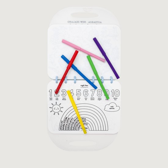 Moana Road - Colour & Wipe Book