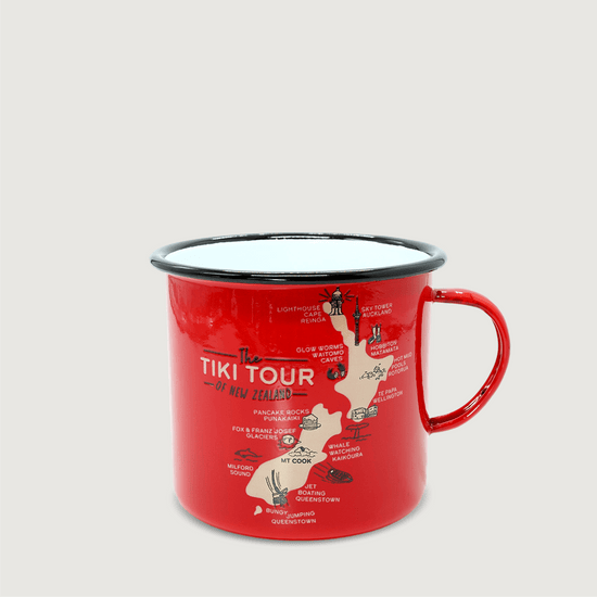 Tiki Tour enamel mug - Moana Road