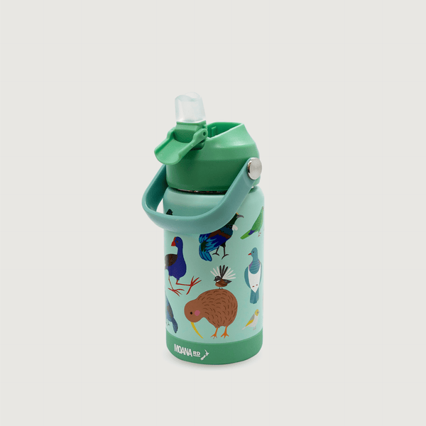 672 Kids Drink Bottle NZ Birds 