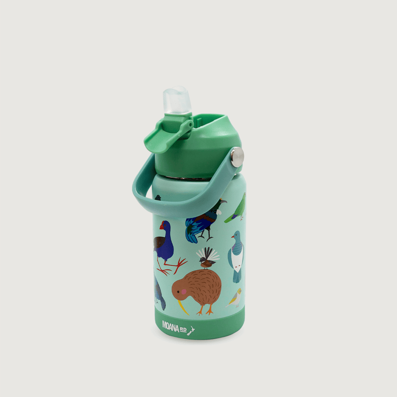 672 Kids Drink Bottle NZ Birds 