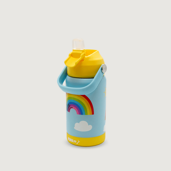 673 Kids Drink Bottle Te Reo Maori Rainbow