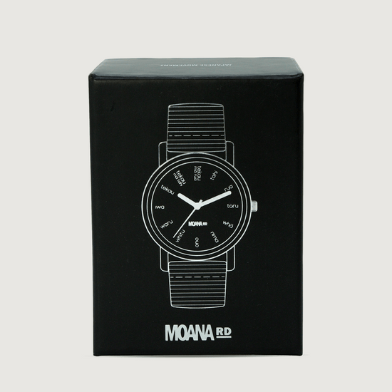 Moana Road - Te Reo Māori Watch - Black