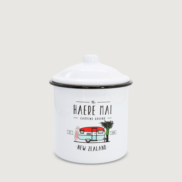 Moana Road - Enamel Canister