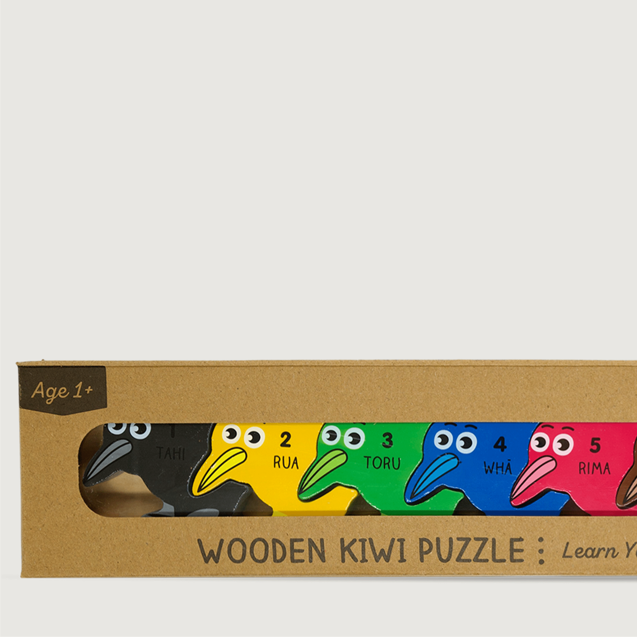 Wooden Kiwi Puzzle Moana Road Kids