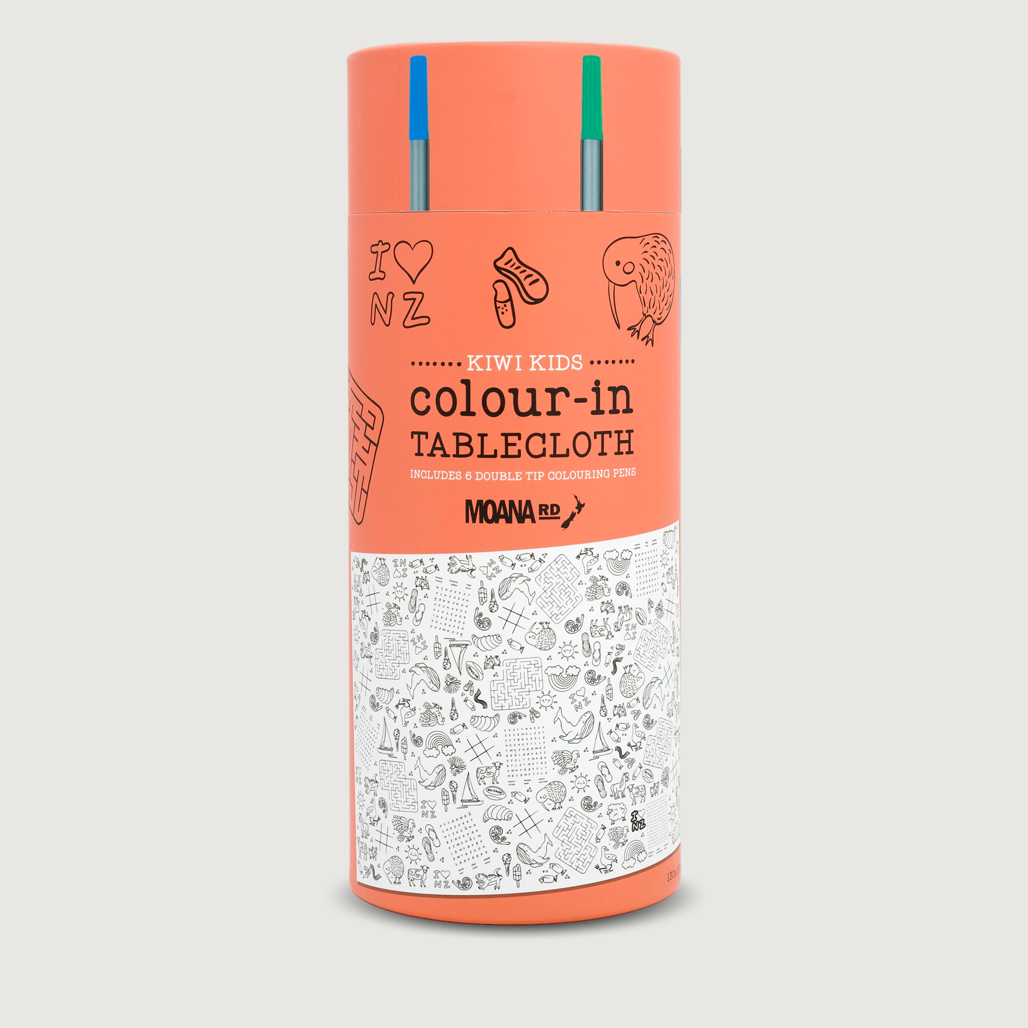 Colour-In Tablecloth – Moana Road