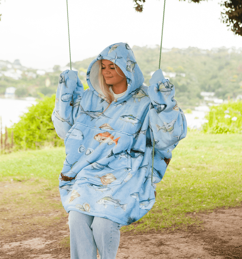 Mega Hoodie NZ Fishing Club Moana Road