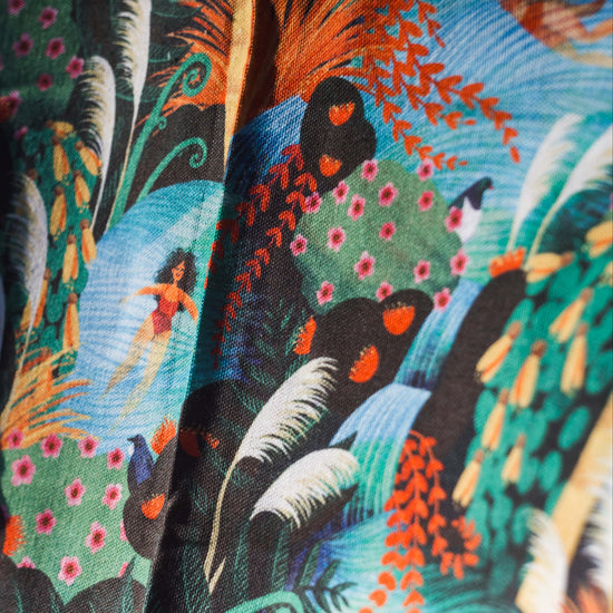 Moana Road - Wāhine in Water - Tea Towel