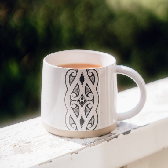 Moana Road - Miriama Grace-Smith Ceramic Mug - Stone