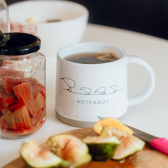 Moana Road - Kiwi Ceramic Mug - Stone