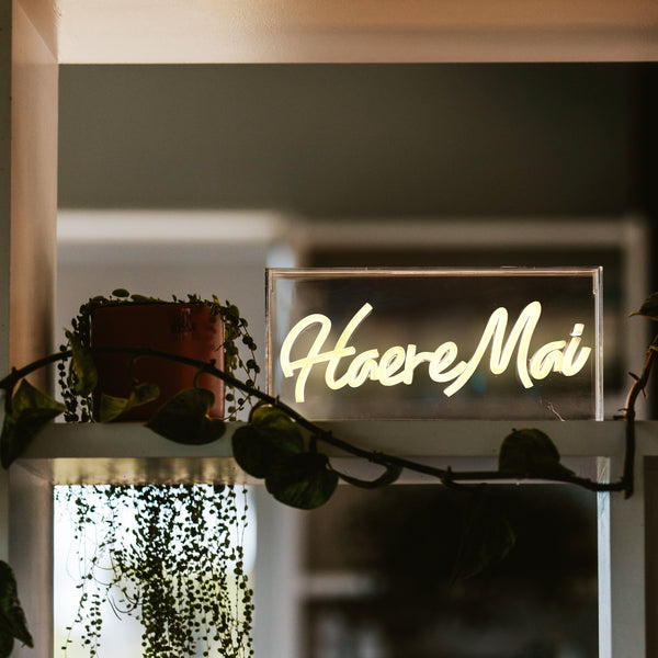 Moana Road - Haere Mai Neon Light