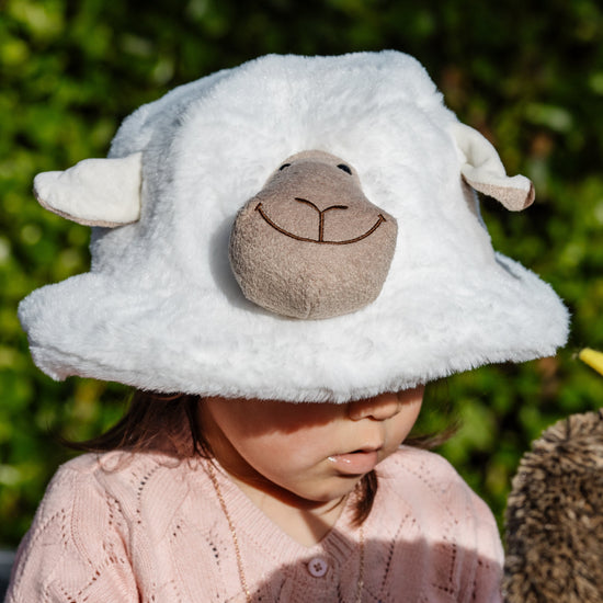 Kids Fluffy bucket Hat Sharlene The Sheep