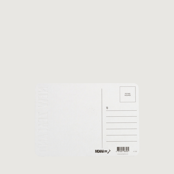 Moana Road Metal Post Cards - Back