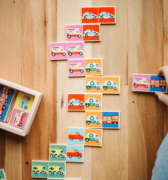 Vehicle Dominoes - Moana Road - Kids