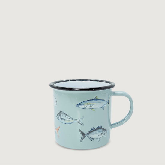 Moana Road NZ Fishing Club - Enamel Mug - Small