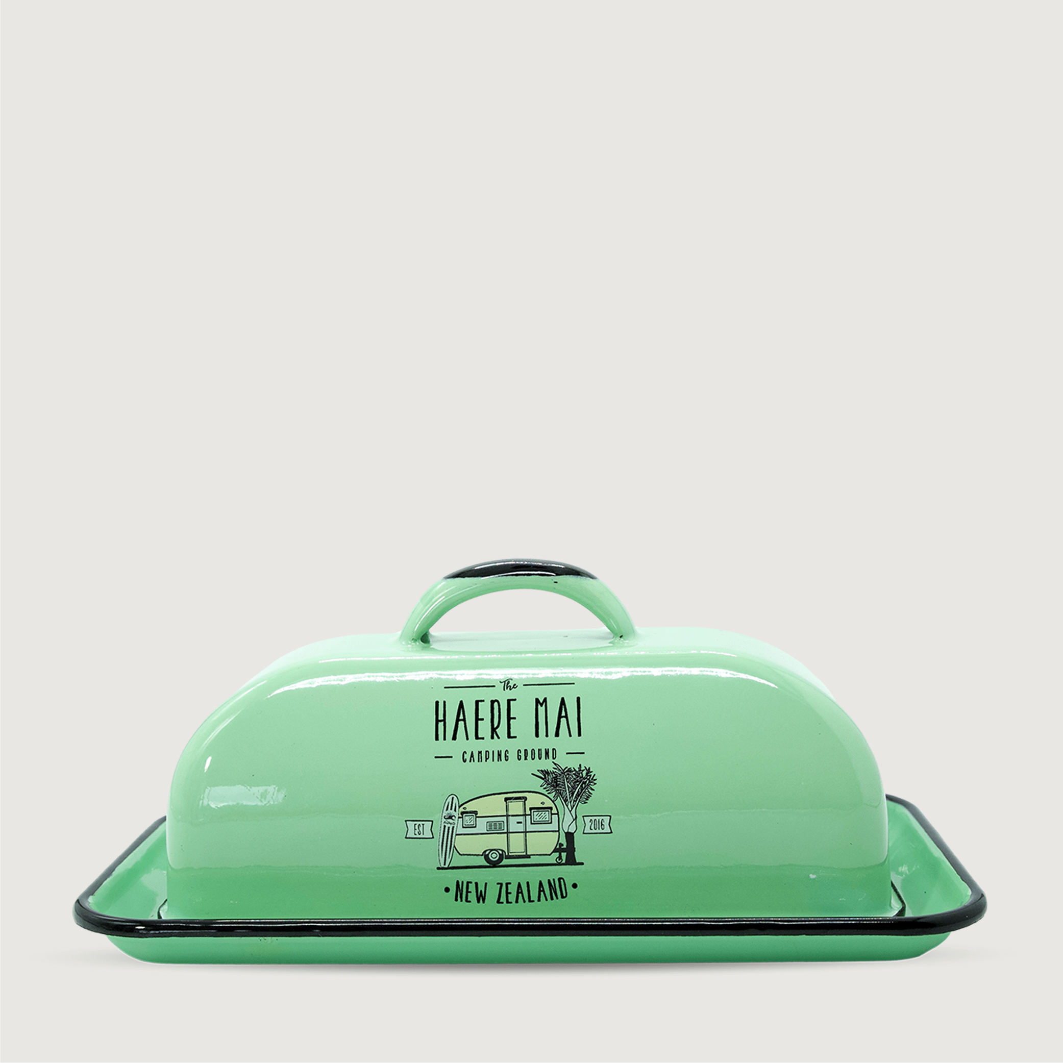 Enamel Butter Dish Moana Road Homeware